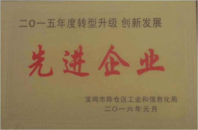 2015年度转型升级创新发展先进企业(图1)